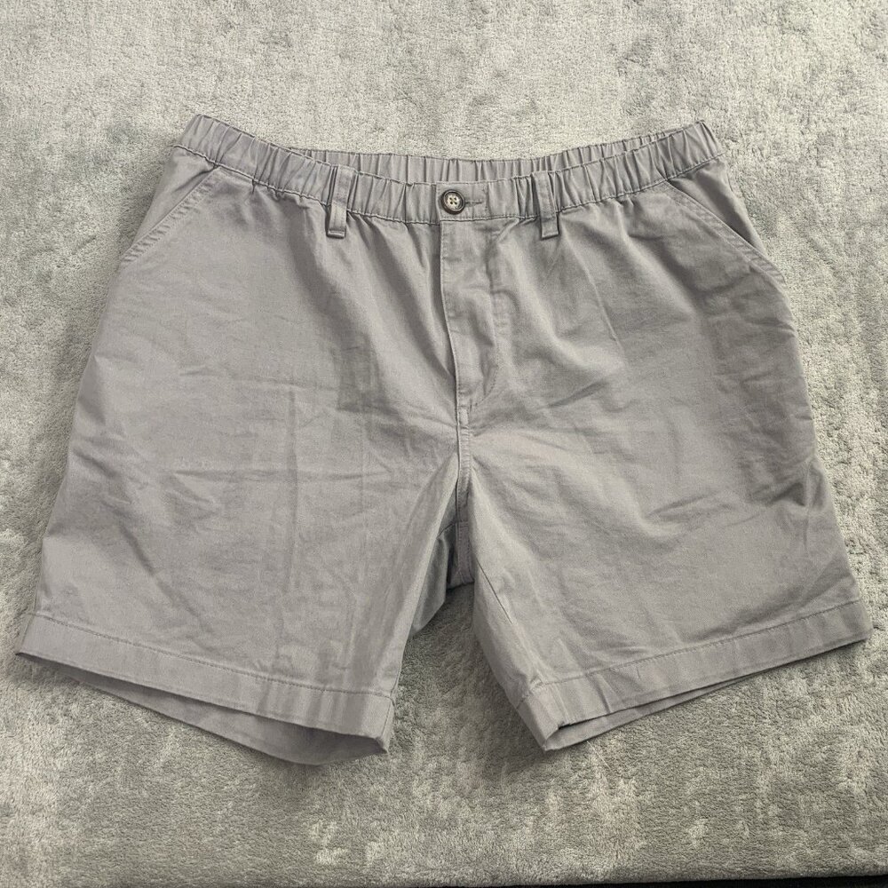 chubbies Light Gray Flat Front Men’s Shorts